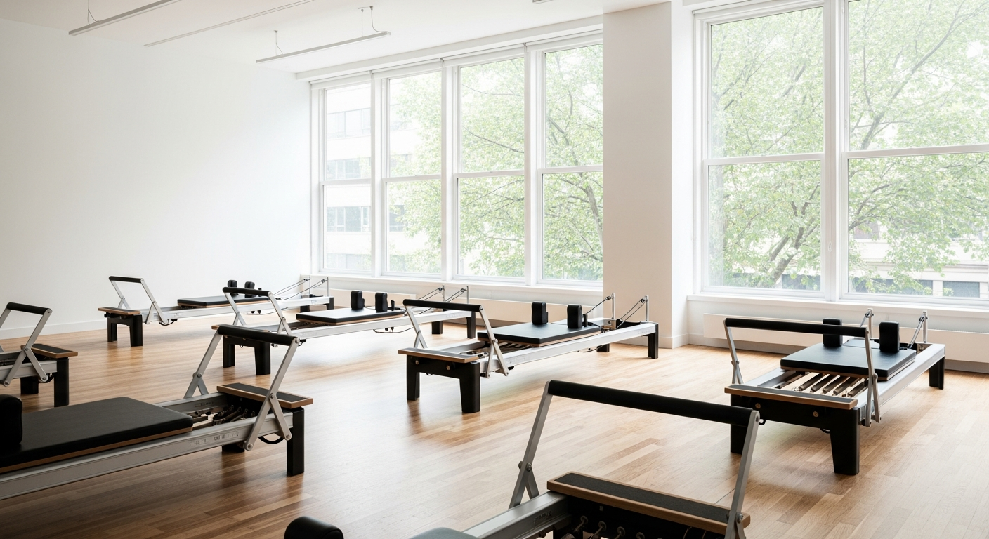 Групповое занятие в Spirit.pilates